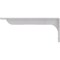 Ekena Millwork Embrey Steel Bracket, Hammered White 2"W x 16"D x 6 1/2"H BKTM02X16X06EBHWH - alternate 8